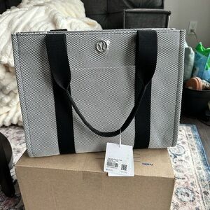 Two Tone Canvas Tote